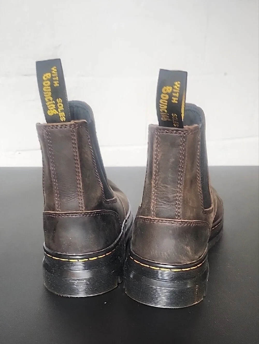 Dr. Martens Men's Brown Chelsea Work Boots